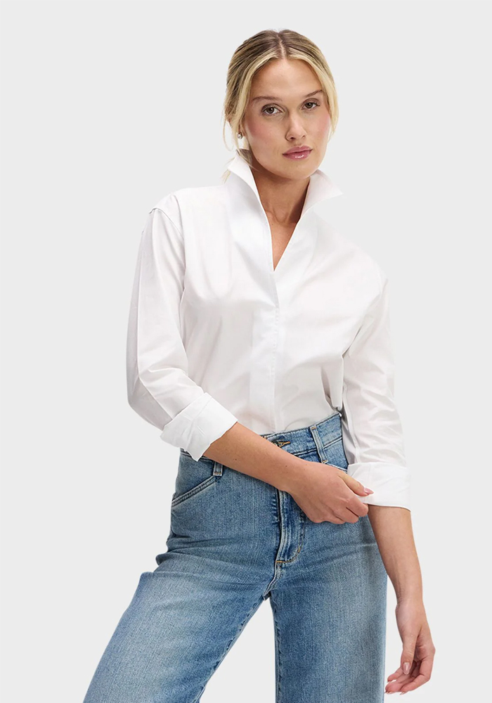 Women Cotton Shirt White